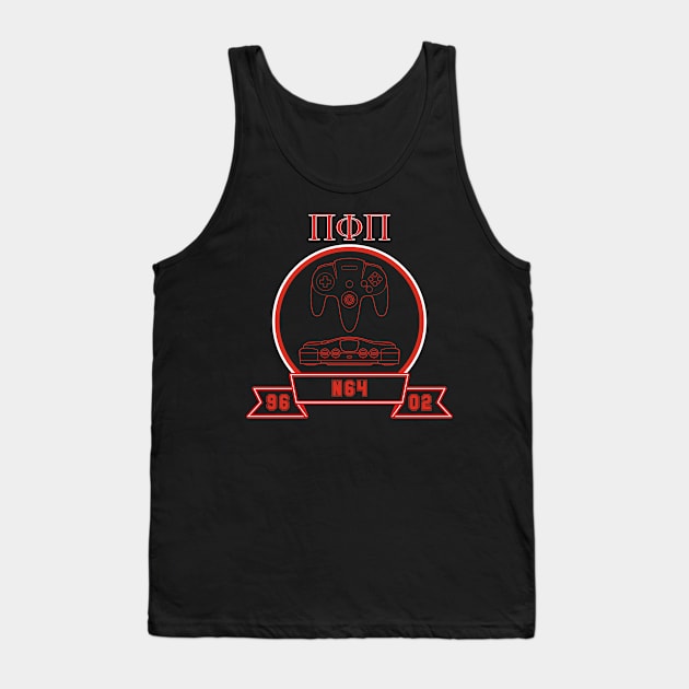 Red N64 Fraternity/Sorority class Generation Tank Top by Pifuet